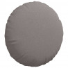 Poduszki na siedziska 2 pcs Ciemnoszary Ø80 x 29 cm tkanina