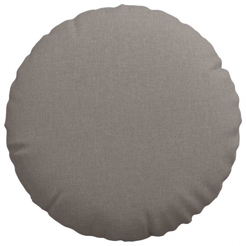 Poduszki na siedziska 2 pcs Ciemnoszary Ø80 x 29 cm tkanina