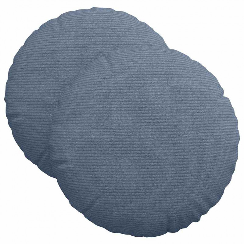 Poduszki na siedziska 2 pcs Niebieski Ø 40 cm