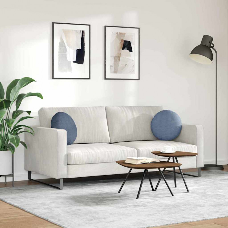 Poduszki na siedziska 2 pcs Niebieski Ø 40 cm