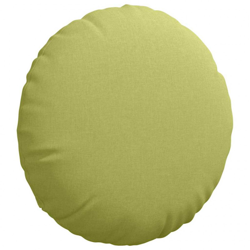 Poduszki na siedziska 2 pcs Jasnozielony Ø80 x 29 cm tkanina