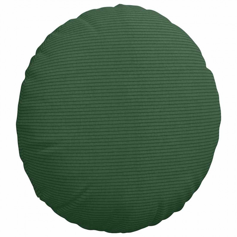 Poduszki na siedziska 2 pcs Ciemna zieleń Ø 40 cm