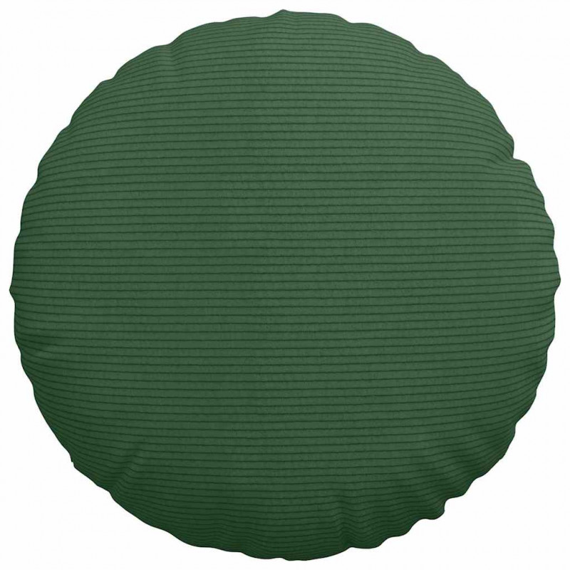 Poduszki na siedziska 2 pcs Ciemna zieleń Ø 40 cm