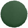 Poduszki na siedziska 2 pcs Ciemna zieleń Ø 40 cm