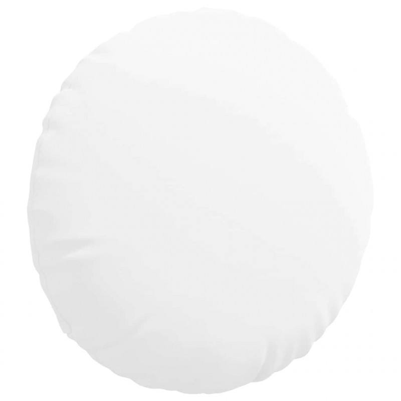 Poduszki na siedziska 2 pcs Biały Ø80 x 29 cm tkanina