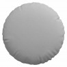 Poduszki na siedziska 2 pcs Szary chmur Ø80 x 29 cm tkanina