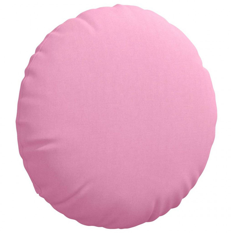 Poduszki na siedziska 2 pcs Różowy Ø80 x 29 cm tkanina