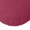 Poduszki na siedziska 2 pcs Czerwone wino Ø 80 x 29 cm Aksamit