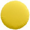 Poduszki na siedziska 2 pcs Jasnożółty Ø50 x 19 cm tkanina
