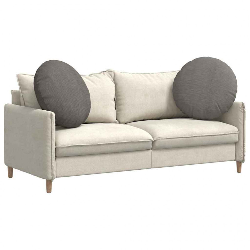 Poduszki na siedziska 2 pcs Jasnoszary Ø 80 cm