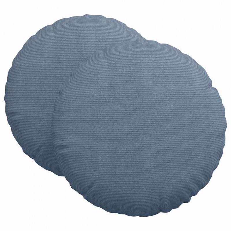 Poduszki na siedziska 2 pcs Niebieski Ø 80 cm