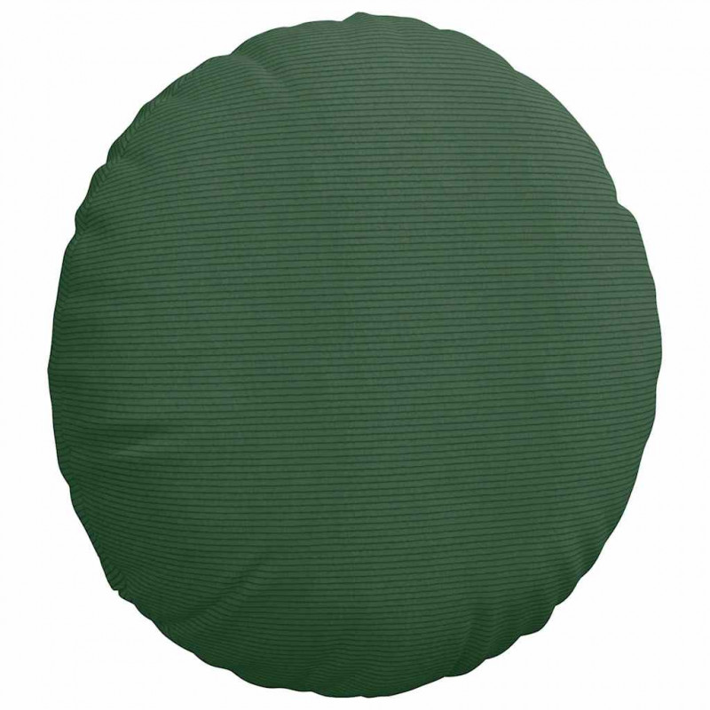 Poduszki na siedziska 2 pcs Ciemna zieleń Ø 80 cm