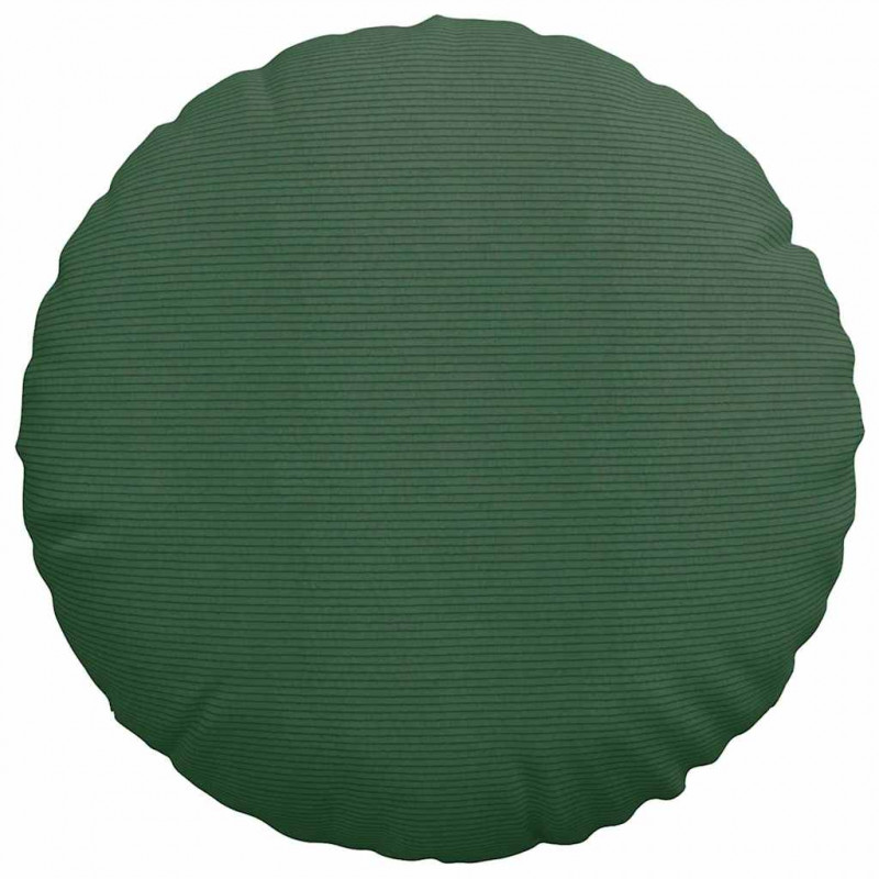 Poduszki na siedziska 2 pcs Ciemna zieleń Ø 80 cm