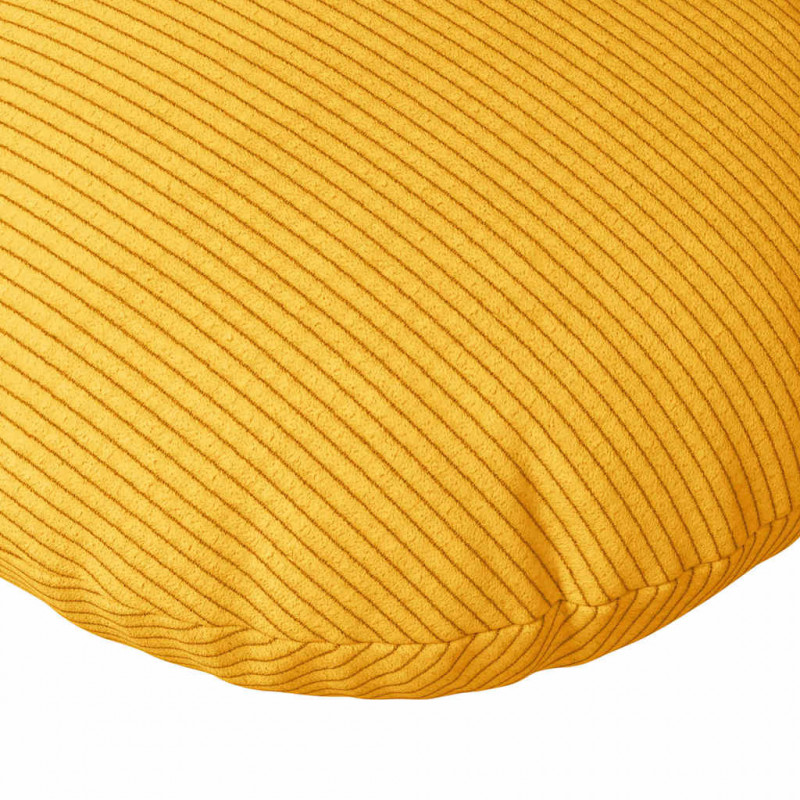 Poduszki na siedziska 2 pcs Jasnożółty Ø 80 cm