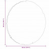 Poduszki na siedziska 2 pcs Czarny Ø 40 x 13 cm Aksamit