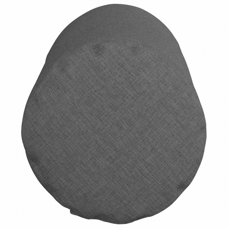 Poduszki Wałkowe 2 pcs Ciemnoszary Ø 15 x 40 cm tkanina