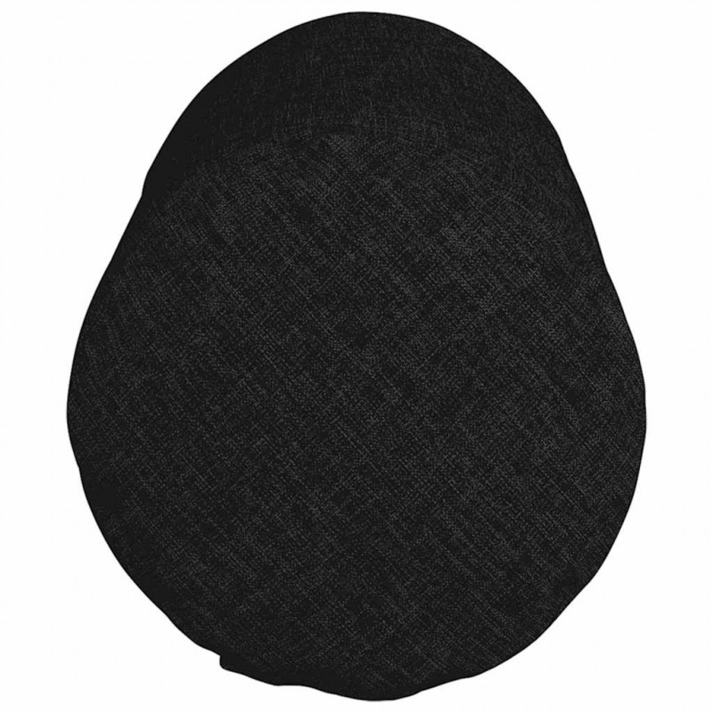 Poduszki Wałkowe 2 pcs Czarny Ø 15 x 40 cm tkanina