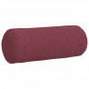 Poduszki Wałkowe 2 pcs Czerwone wino Ø 15 x 40 cm tkanina