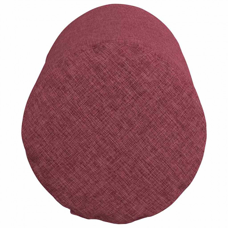 Poduszki Wałkowe 2 pcs Czerwone wino Ø 15 x 40 cm tkanina
