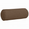 Poduszki Wałkowe 2 pcs Brązowy Ø 15 x 40 cm tkanina