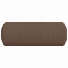 Poduszki Wałkowe 2 pcs Brązowy Ø 15 x 40 cm tkanina