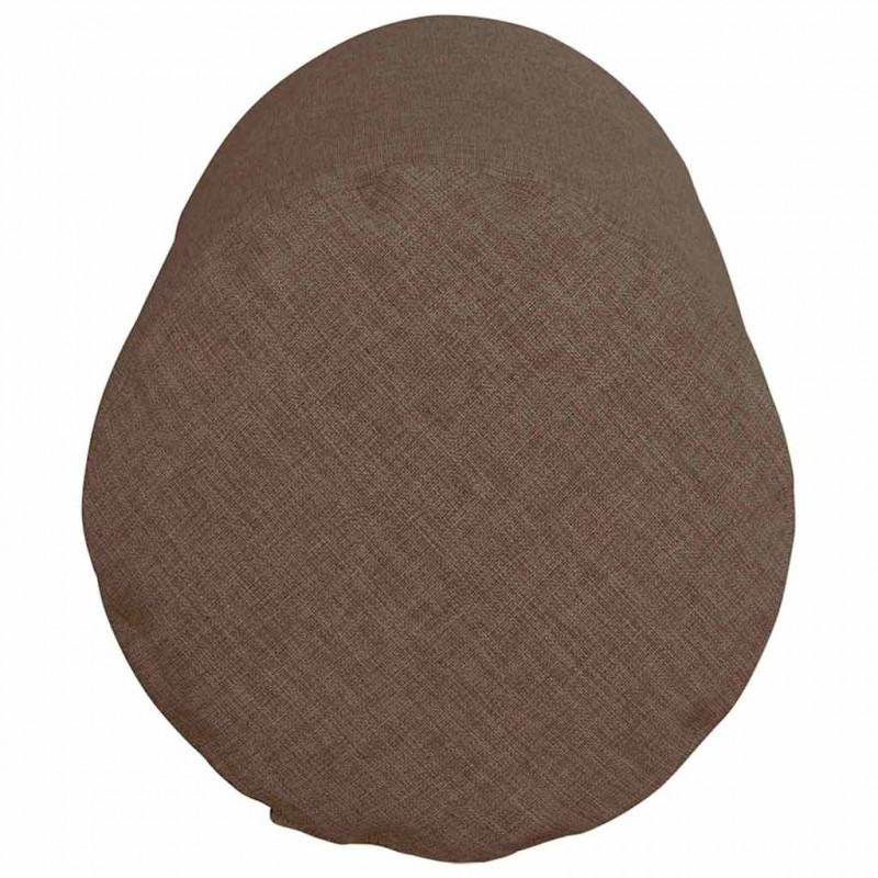 Poduszki Wałkowe 2 pcs Brązowy Ø 15 x 40 cm tkanina