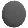 Poduszki na siedziska 2 pcs Ciemnoszary Ø 50 cm