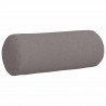 Poduszki Wałkowe 2 pcs Ciemnoszary Ø 15 x 40 cm tkanina