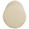 Poduszki Wałkowe 2 pcs Kremowy Ø 15 x 40 cm tkanina