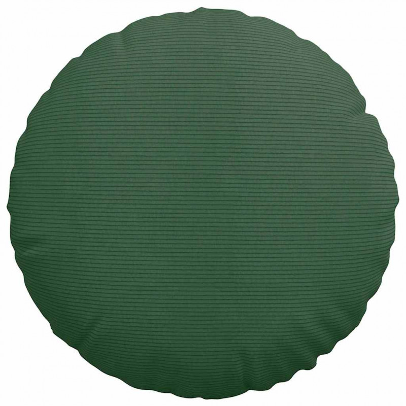 Poduszki na siedziska 2 pcs Ciemna zieleń Ø 50 cm