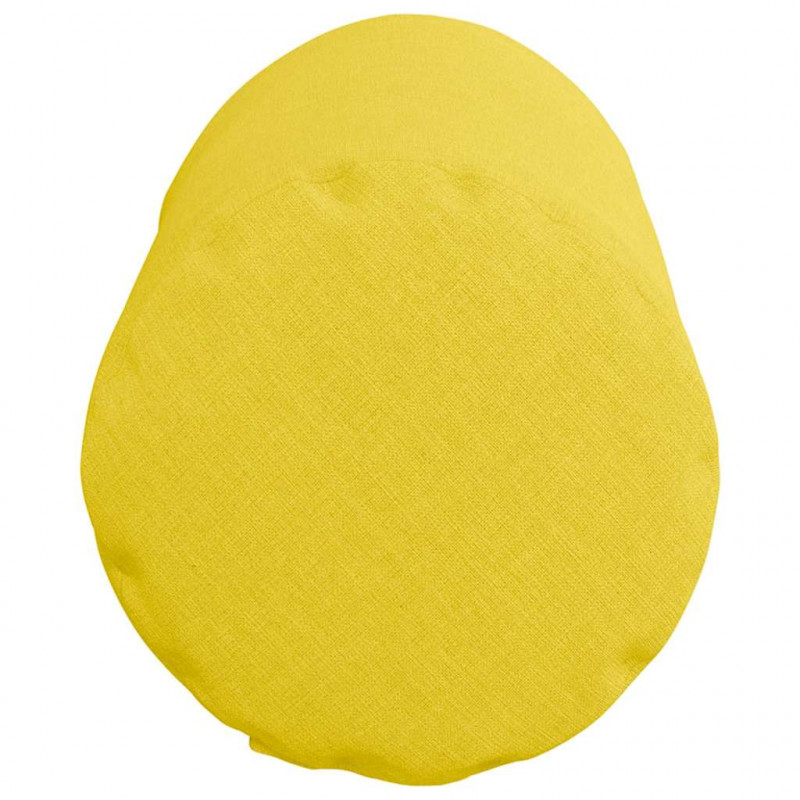 Poduszki Wałkowe 2 pcs Jasnożółty Ø 15 x 40 cm tkanina