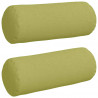 Poduszki Wałkowe 2 pcs Jasnozielony Ø 15 x 40 cm tkanina