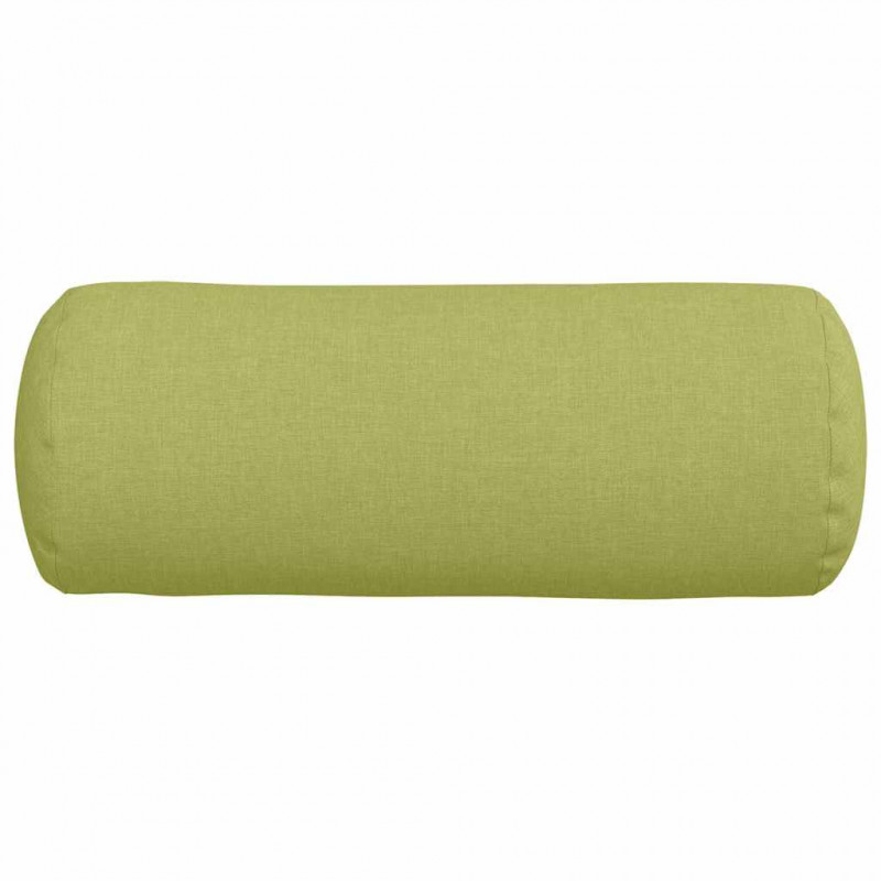 Poduszki Wałkowe 2 pcs Jasnozielony Ø 15 x 40 cm tkanina