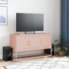 Szafka pod telewizor, różowa, 100,5x39x60,5 cm, stalowa