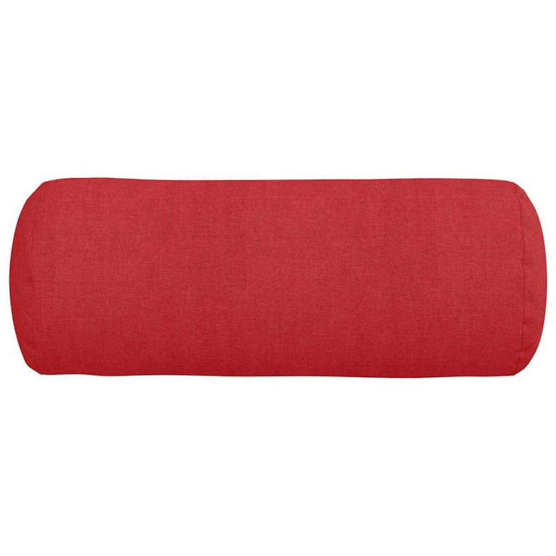 Poduszki Wałkowe 2 pcs Czerwony Ø 15 x 40 cm tkanina