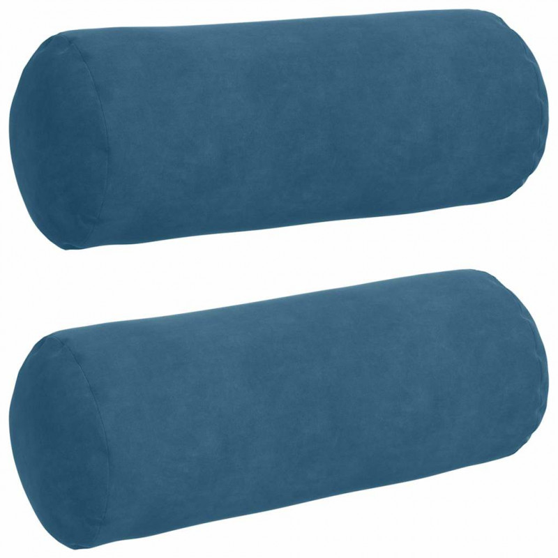 Poduszki Wałkowe 2 pcs Niebieski Ø 15 x 40 cm