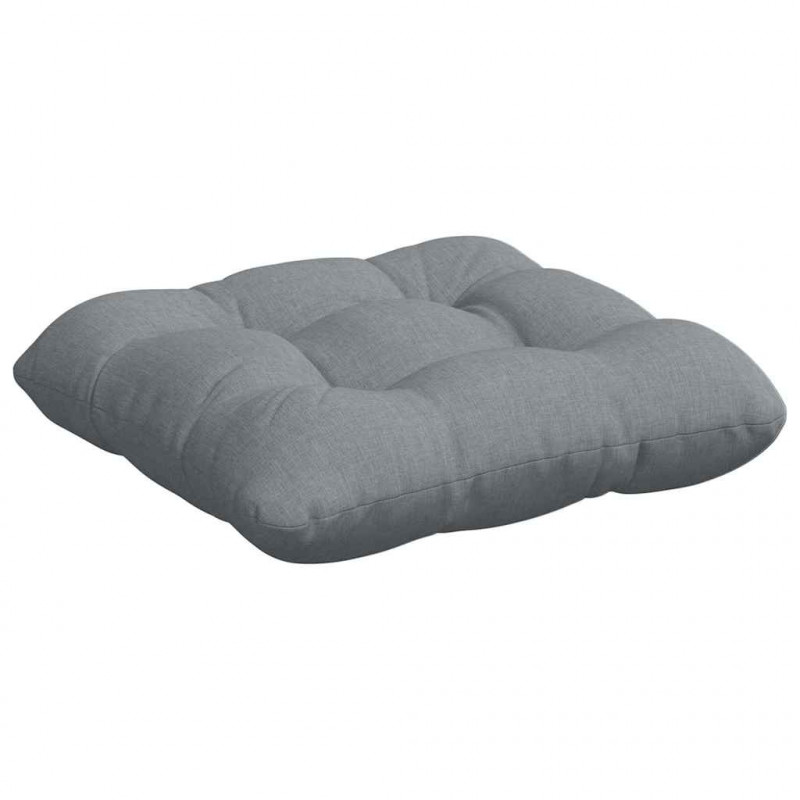 Poduszki na siedziska 4 pcs Jasnoszary 40 x 40 x 12 cm tkanina