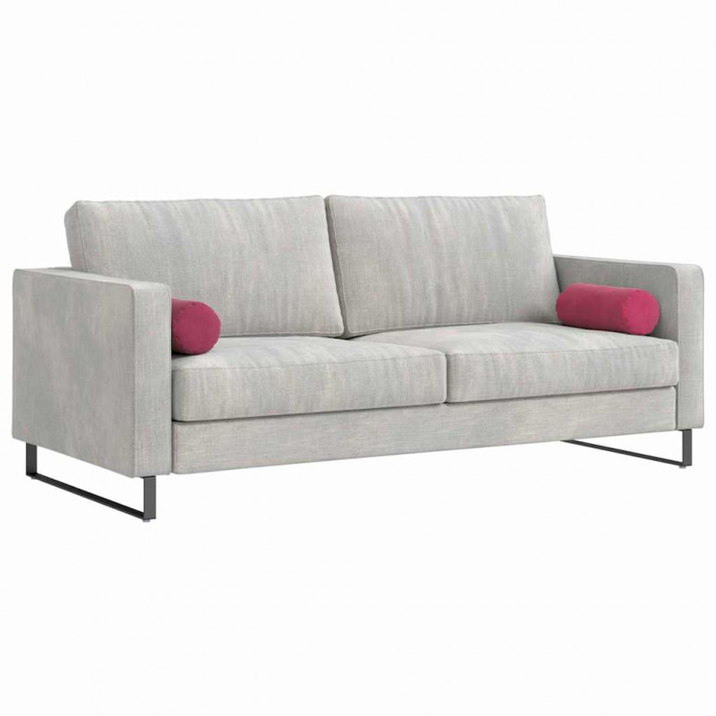 Poduszki Wałkowe 2 pcs Czerwone wino Ø 15 x 40 cm