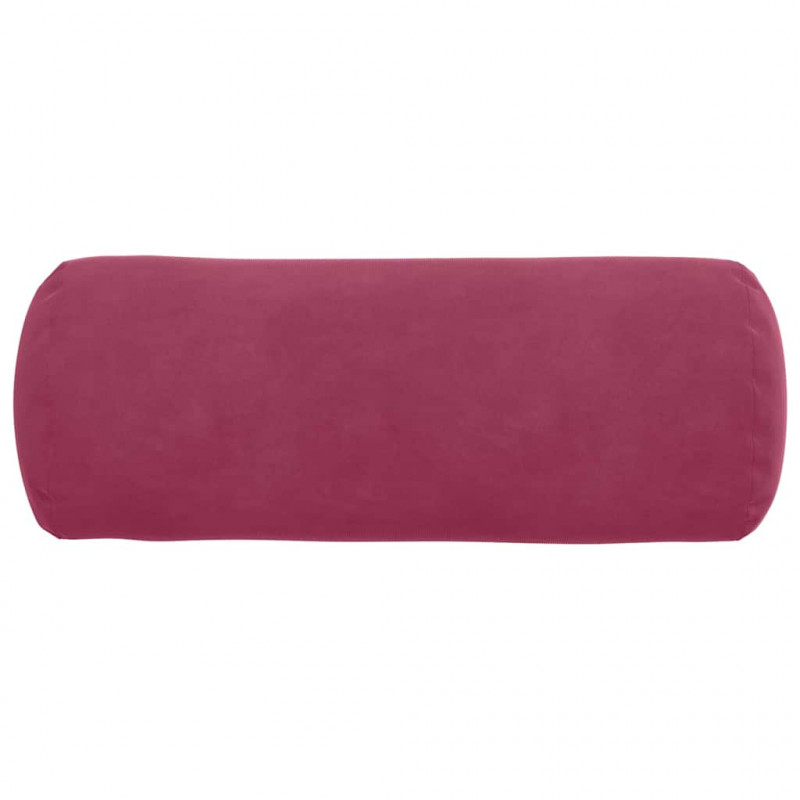 Poduszki Wałkowe 2 pcs Czerwone wino Ø 15 x 40 cm