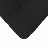 Poduszki na siedziska 4 pcs Czarny 40 x 40 x 12 cm tkanina