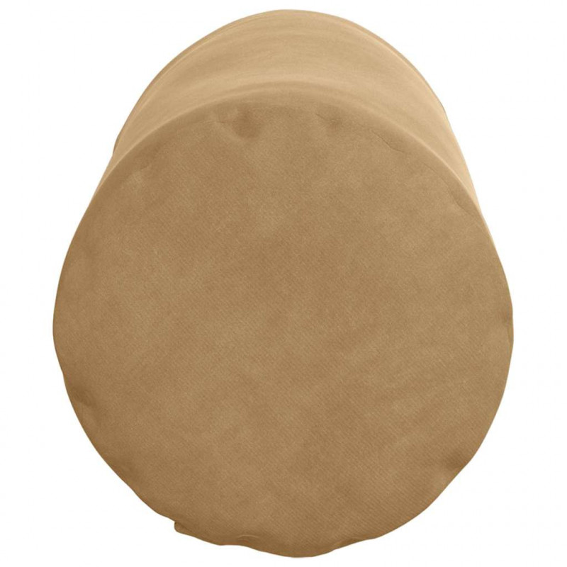 Poduszki Wałkowe 2 pcs Brązowy Ø 15 x 40 cm Tkanina sztruksowa