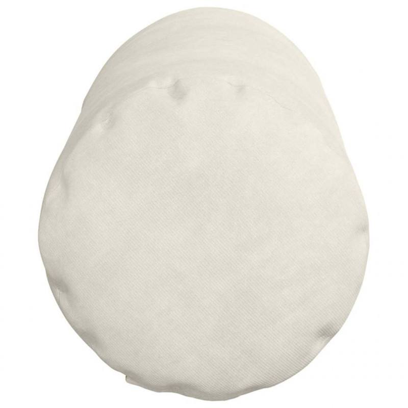 Poduszki Wałkowe 2 pcs Kremowy Ø 15 x 40 cm Tkanina sztruksowa