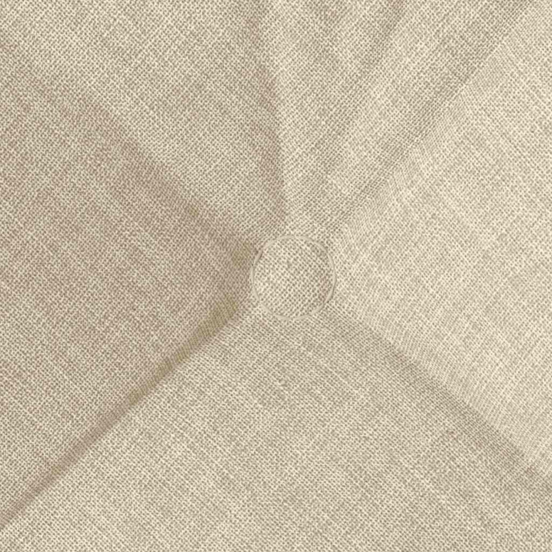 Poduszki na siedziska 4 pcs Kremowy 40 x 40 x 12 cm tkanina