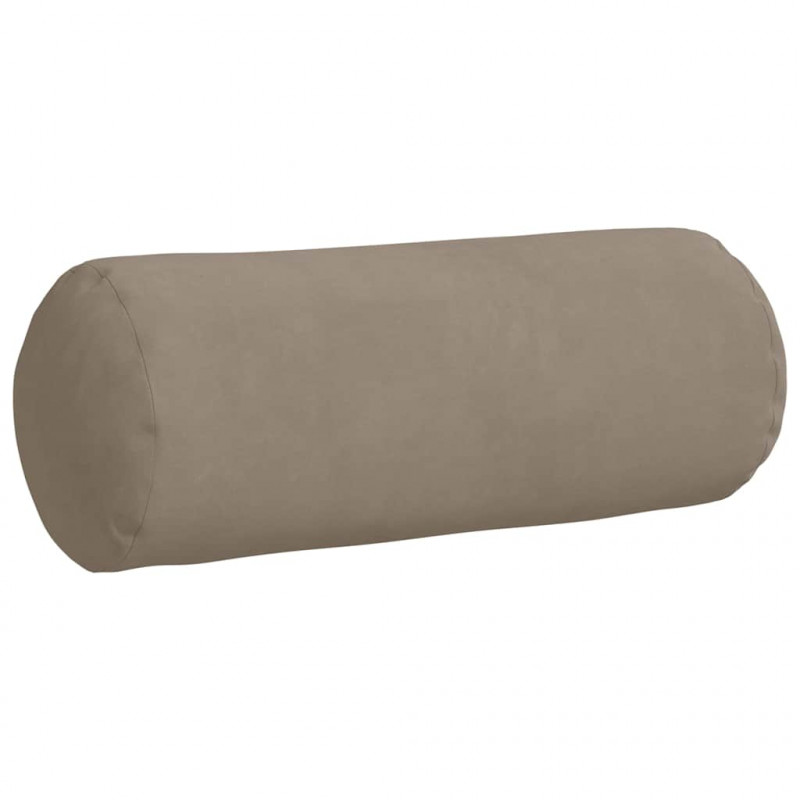 Poduszki Wałkowe 2 pcs Ciemnoszary Ø 15 x 40 cm