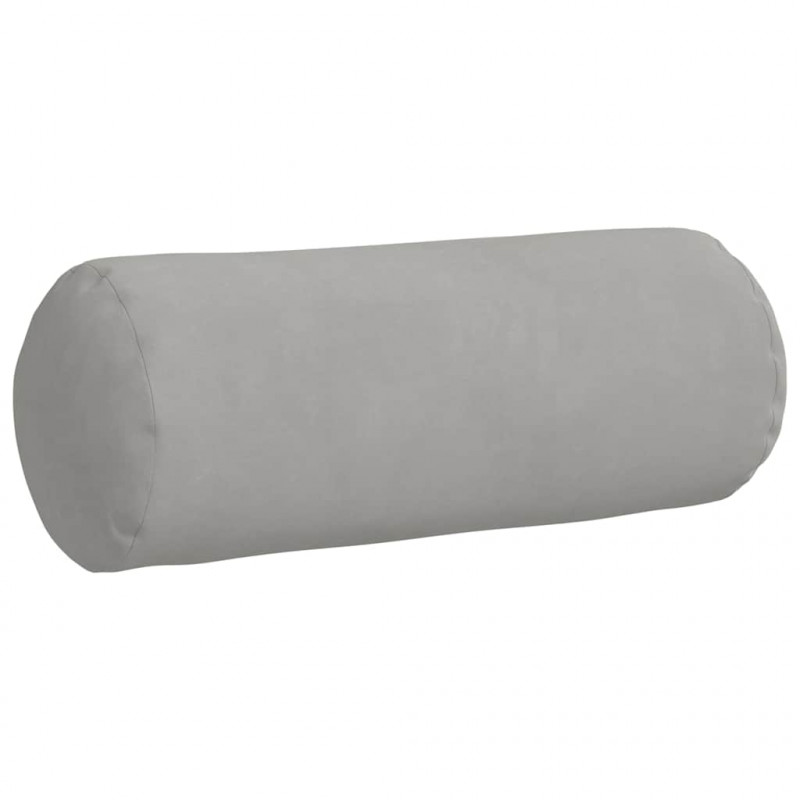 Poduszki Wałkowe 2 pcs Jasnoszary Ø 15 x 40 cm