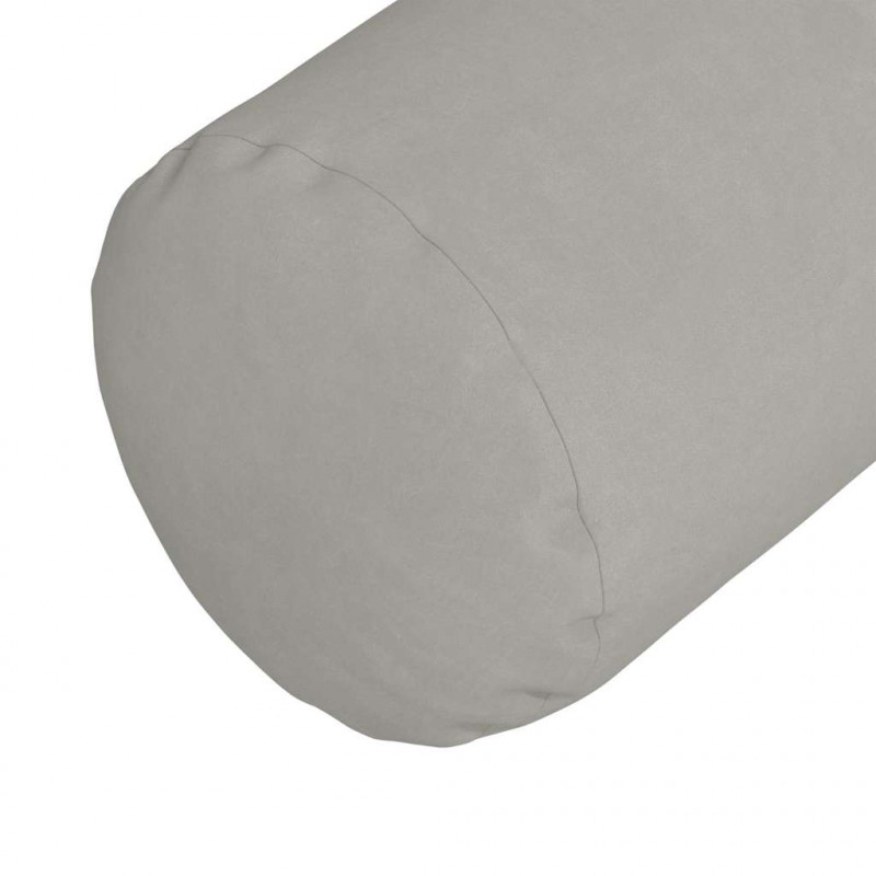 Poduszki Wałkowe 2 pcs Jasnoszary Ø 15 x 40 cm