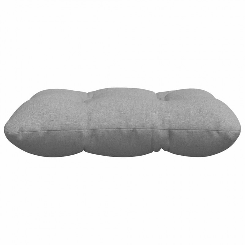 Poduszki na siedziska 4 pcs Szary chmur 40 x 40 x 12 cm tkanina