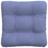 Poduszki na siedziska 4 pcs Niebieski dżins 40 x 40 x 12 cm