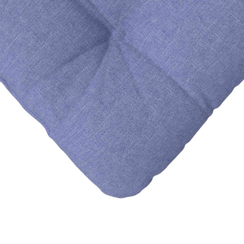 Poduszki na siedziska 4 pcs Niebieski dżins 40 x 40 x 12 cm