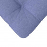 Poduszki na siedziska 4 pcs Niebieski dżins 40 x 40 x 12 cm